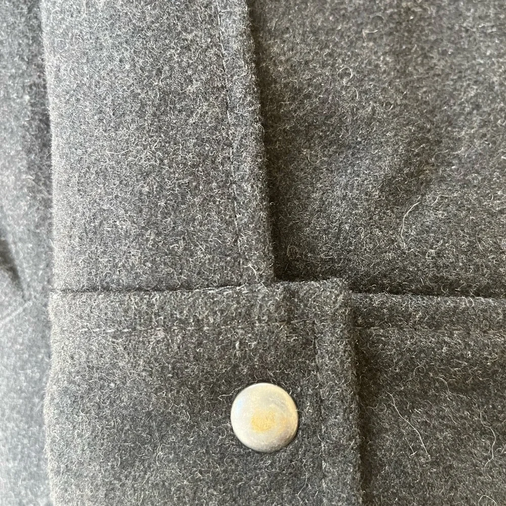 Old Navy Gray Wool Coat size XL/TG/XG - Picture 15 of 16